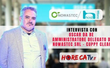 HorecaTv a Host 2023: Intervista con Oscar Da Re di Nowastec srl - Cuppy Clean