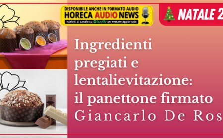 Ingredienti pregiati e lenta lievitazione: il panettone firmato Giancarlo De Rosa