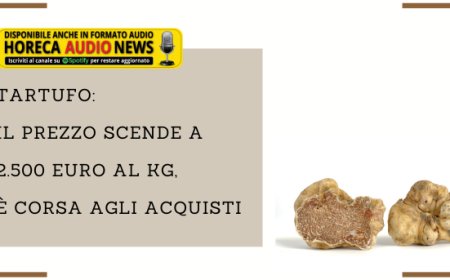 Tartufo: il prezzo scende a 2.500 euro al kg, è corsa agli acquisti
