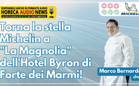 Torna la stella Michelin a "La Magnolia" dell'Hotel Byron di Forte dei Marmi!