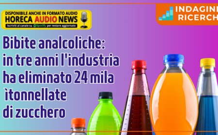 Bibite analcoliche: in tre anni l'industria ha eliminato 24 mila tonnellate di zucchero