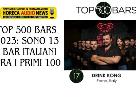 Top 500 Bars 2023: sono 13 i bar italiani tra i primi 100