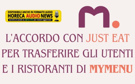 L'accordo con Just Eat per trasferire gli utenti e i ristoranti di Mymenu