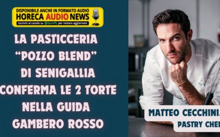 La pasticceria Pozzo Blend di Senigallia conferma le 2 torte nella Guida Gambero Rosso
