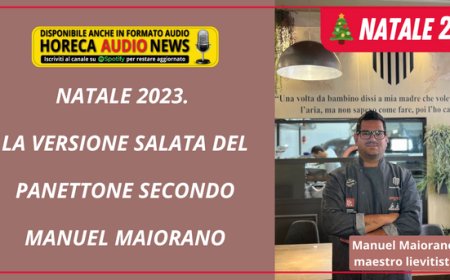 Natale 2023. La versione salata del panettone secondo Manuel Maiorano
