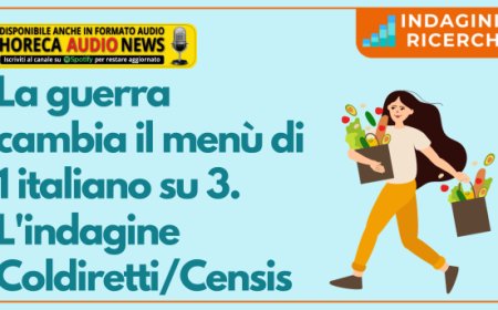 La guerra cambia il menù di 1 italiano su 3. L'indagine Coldiretti/Censis