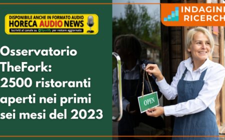 Osservatorio TheFork: 2500 ristoranti aperti nei primi sei mesi del 2023