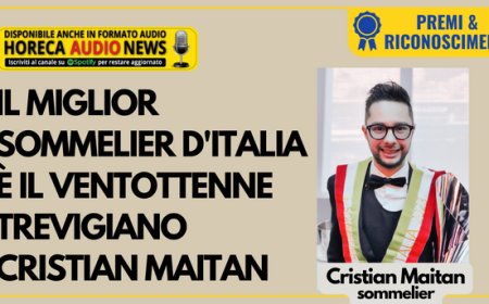 Il miglior sommelier d'Italia è il ventottenne trevigiano Cristian Maitan