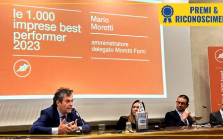 Moretti Forni premiata come impresa best performer 2023