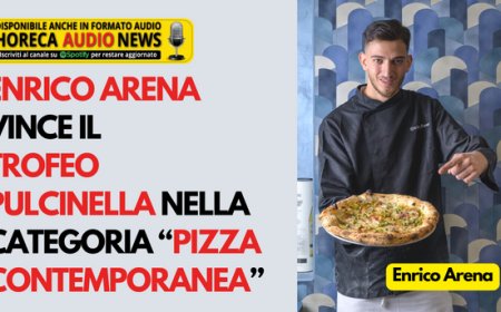 Enrico Arena vince il Trofeo Pulcinella nella categoria “Pizza Contemporanea”