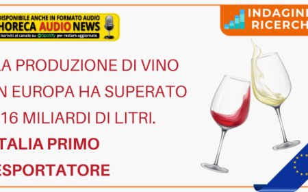 La produzione di vino in Europa ha superato i 16 miliardi di litri, Italia primo esportatore
