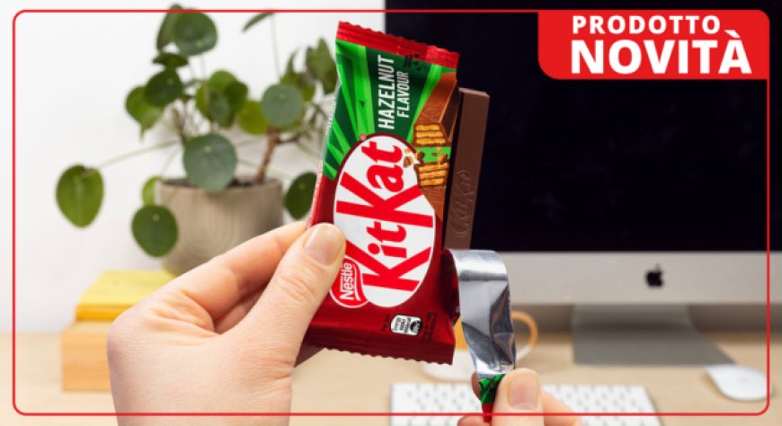 Arriva KitKat Hazelnut, il nuovo four finger gusto nocciola