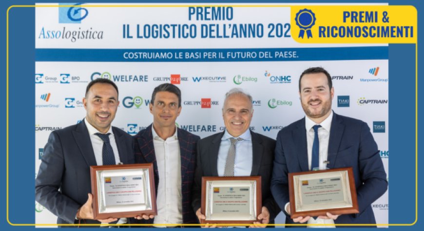 Logistica Uno vince premio "Il Logistico dell'Anno" con il progetto "Treno Pendolare"
