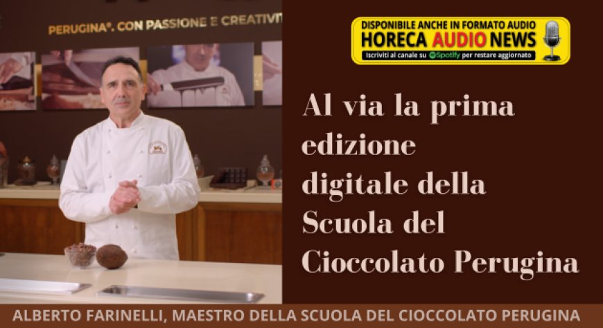 Al via la prima edizione digitale della Scuola del Cioccolato Perugina