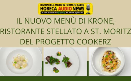 Il nuovo menù di Krone, ristorante stellato a St. Moritz del progetto Cookerz