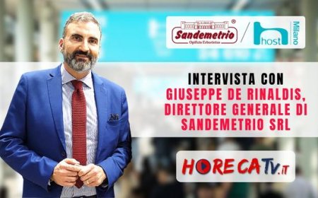 HorecaTv a Host 2023: Intervista con Giuseppe De Rinaldis di Sandemetrio srl