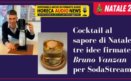 Cocktail al sapore di Natale: tre idee firmate Bruno Vanzan per SodaStream