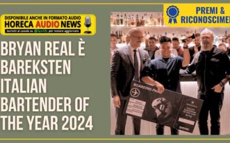 Bryan Real è Bareksten Italian Bartender of the Year 2024