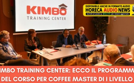 Kimbo Training Center: ecco il programma del Corso per Coffee Master di I Livello