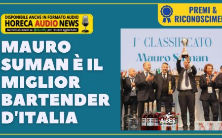 Mauro Suman è il Miglior Bartender d'Italia