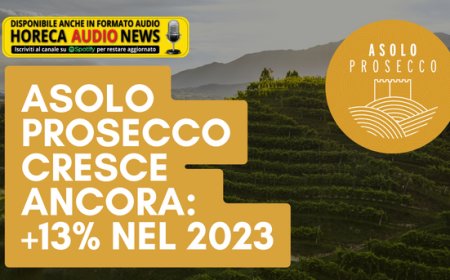 Asolo Prosecco cresce ancora: +13% nel 2023