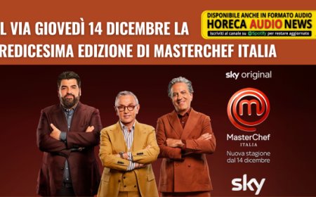 Al via giovedì 14 dicembre la tredicesima edizione di MasterChef Italia