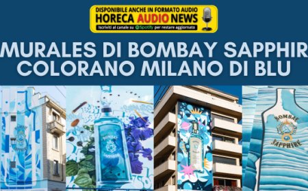 I murales di Bombay Sapphire colorano Milano di blu