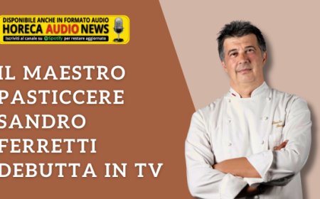 Il maestro pasticcere Sandro Ferretti debutta in tv