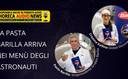 La pasta Barilla arriva nei menù degli astronauti