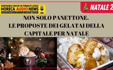 Non solo panettone. Le proposte dei gelatai della Capitale per Natale