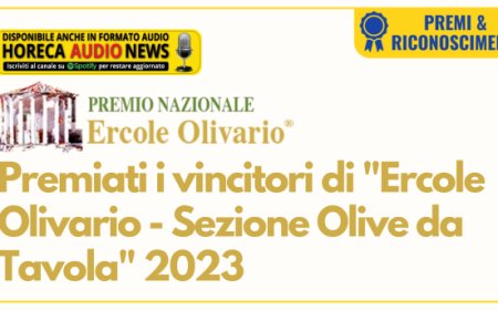 Premiati i vincitori di "Ercole Olivario - Sezione Olive da Tavola" 2023