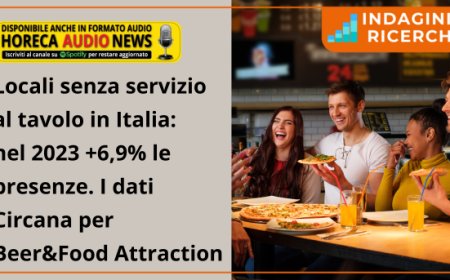 Locali senza servizio al tavolo in Italia: nel 2023 +6,9% le presenze. I dati Circana per Beer&Food Attraction