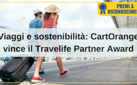 Viaggi e sostenibilità: CartOrange vince il Travelife Partner Award