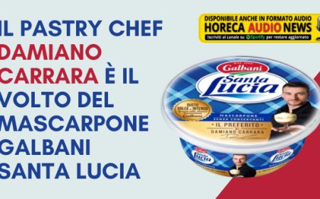 Il pastry chef Damiano Carrara è il volto del Mascarpone Galbani Santa Lucia