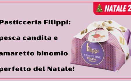 Pasticceria Filippi: pesca candita e amaretto binomio perfetto del Natale!