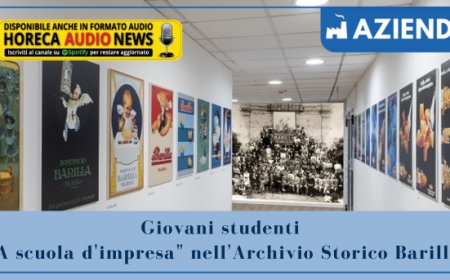 Giovani studenti "A scuola d'impresa" nell'Archivio Storico Barilla