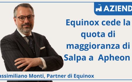 Equinox cede la quota di maggioranza di Salpa a Apheon