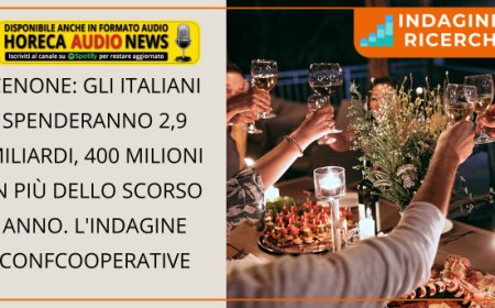 Cenone: gli italiani spenderanno 2,9 miliardi, 400 milioni in più dello scorso anno. L'indagine Confcooperative