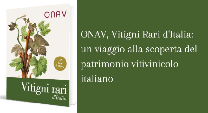 ONAV, Vitigni Rari d'Italia: un viaggio alla scoperta del patrimonio vitivinicolo italiano