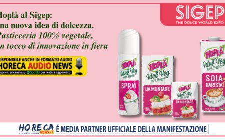 Hoplà a Sigep per una nuova idea di pasticceria vegetale