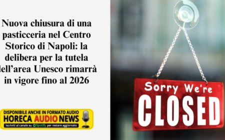 Napoli, un'altra pasticceria chiusa a causa delle restrizioni per la tutela del centro storico