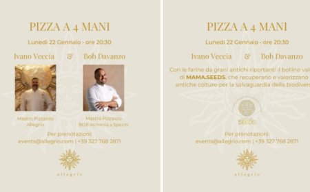 22 gennaio 2024 - Allegrìo Restaurant a Roma - Pizza a 4 Mani