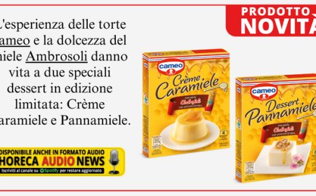 Ambrosoli e cameo lanciano: Pannamiele e Crème Caramiele