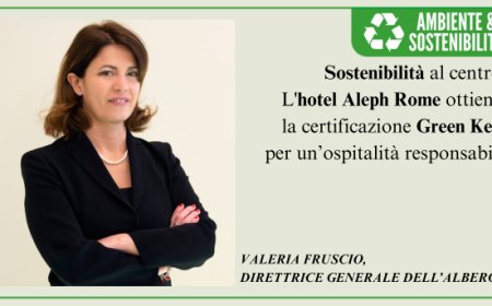 All'Aleph Rome Hotel la certificazione Green Key