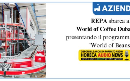 REPA al World of Coffee di Dubai per rafforzare la sua presenza nell'area