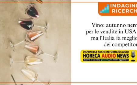 Vino: autunno nero per le vendite in USA, ma l'Italia fa meglio dei competitor