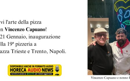 Vincenzo Capuano inaugura la sua nuova pizzeria nel cuore di Napoli
