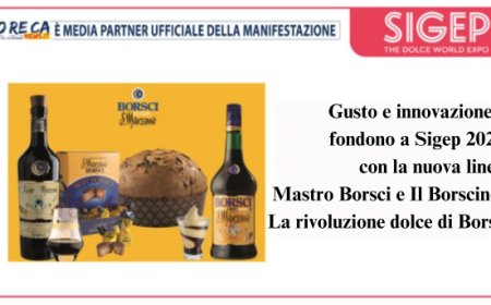 Borsci presenta a Sigep 2024 le novità per la pasticceria e la gelateria