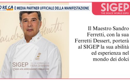 Il maestro pasticciere Sandro Ferretti al Sigep 2024
