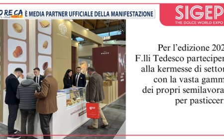 F.lli Tedesco al SIGEP 2024 con la gamma di semilavorati per pasticcerie